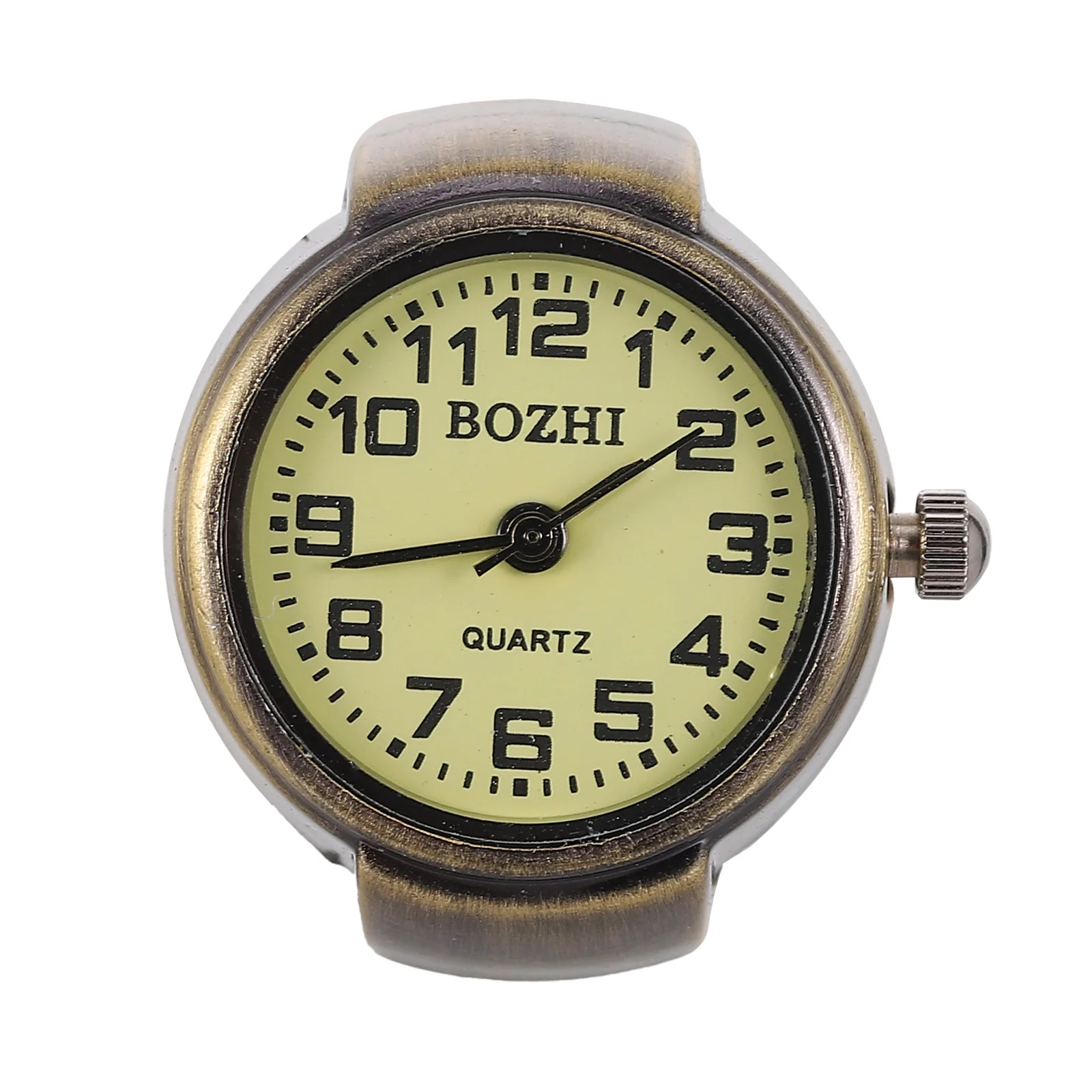 

Delicate Lady Ring Jewelry Watch Fashion Retro Finger Watch Mini Ring Watch