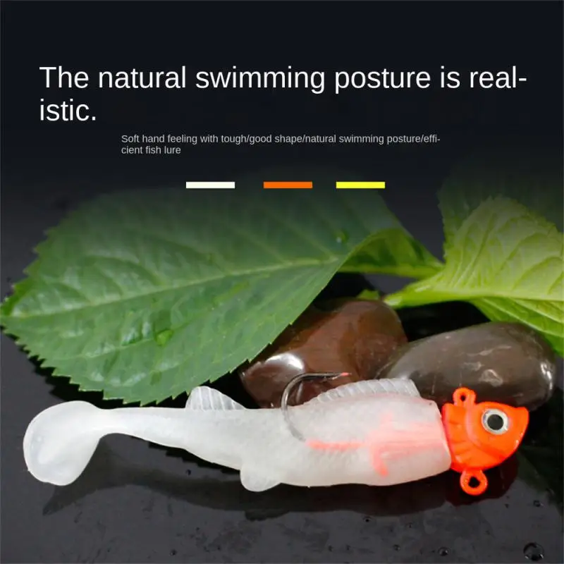 

Bionic Bait Coated Lead Natural Swimming Anti-hanging Bottom Realistic Luminous Fish Accessories Fishing Lures 4g 9g 15g