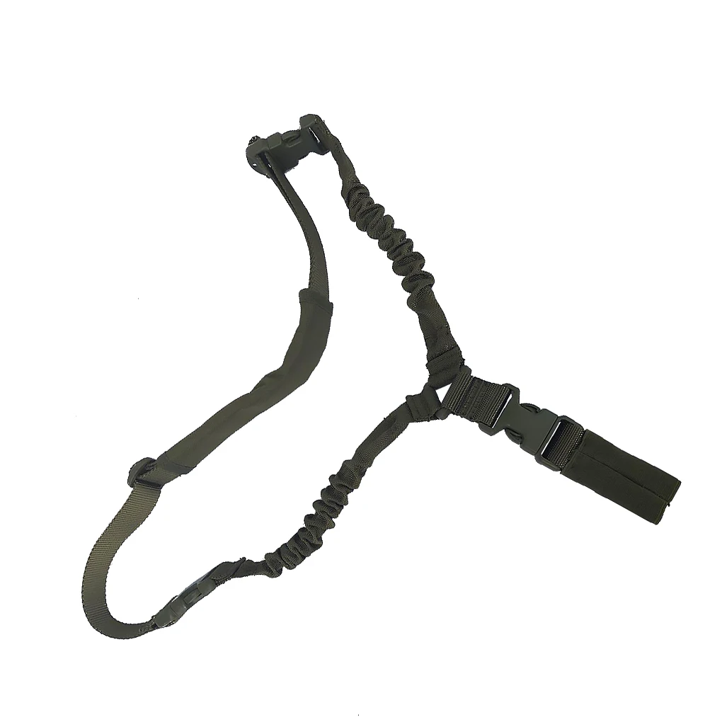 

Adjustable Hunting Sling Outdoor Hunting Shooting Single Point Polyester Strap Cosplay Prop