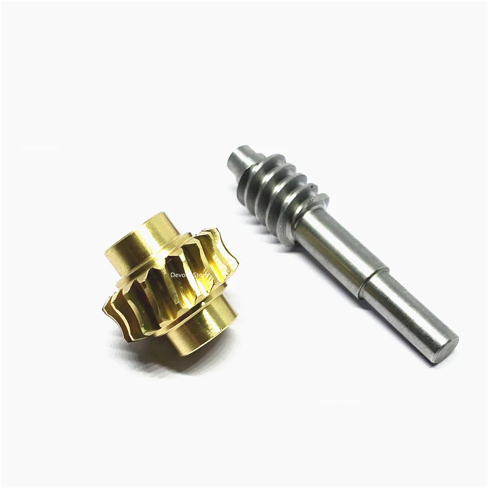 

1:10 Copper Turbine Gear 1M 20T 8mm Stainless Steel Worm Self-locking Motor Accessories