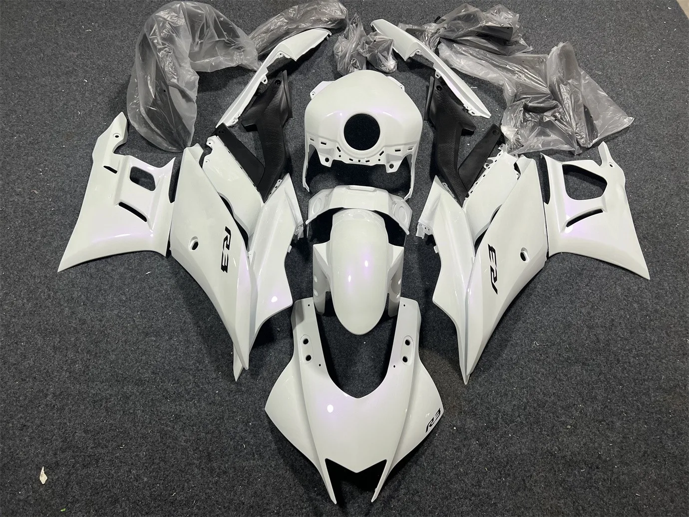 

Обтекатель для мотоцикла на весь корпус подходит для Yamaha R3 19-23 лет R25 2020 2021 2022 2023 обтекатель жемчужный белый фиолетовый