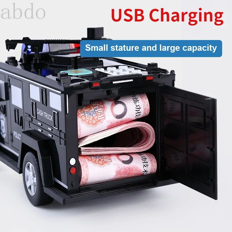 

Electric piggy bank for paper money smart coin cash bank money boxes for kids children toys creative gifts Camouflage safe