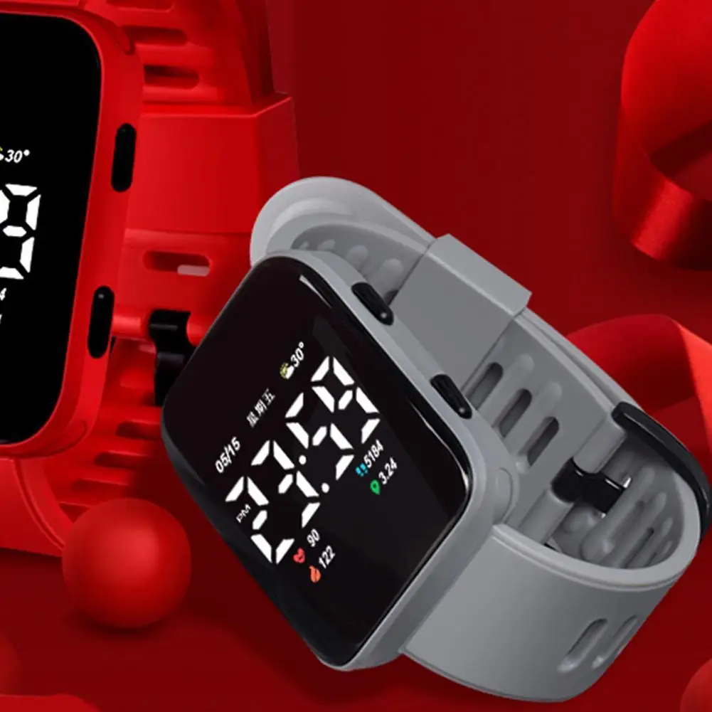 

Lightweight Creative LED Electronic Wrist Watch Unisex Digital Watch Comfortable for Fitness