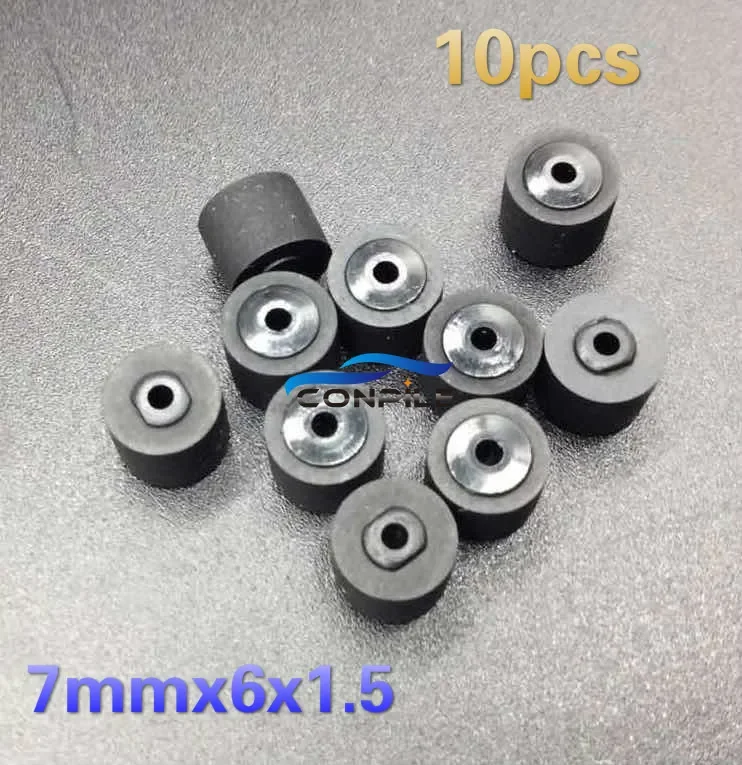 

10 шт. 7 мм x 6x1,5 прижимной ролик для Sony WM-702 701 F702 F707 WM-F707 WM-R707 WM-701C WM-702 кассетный проигрыватель