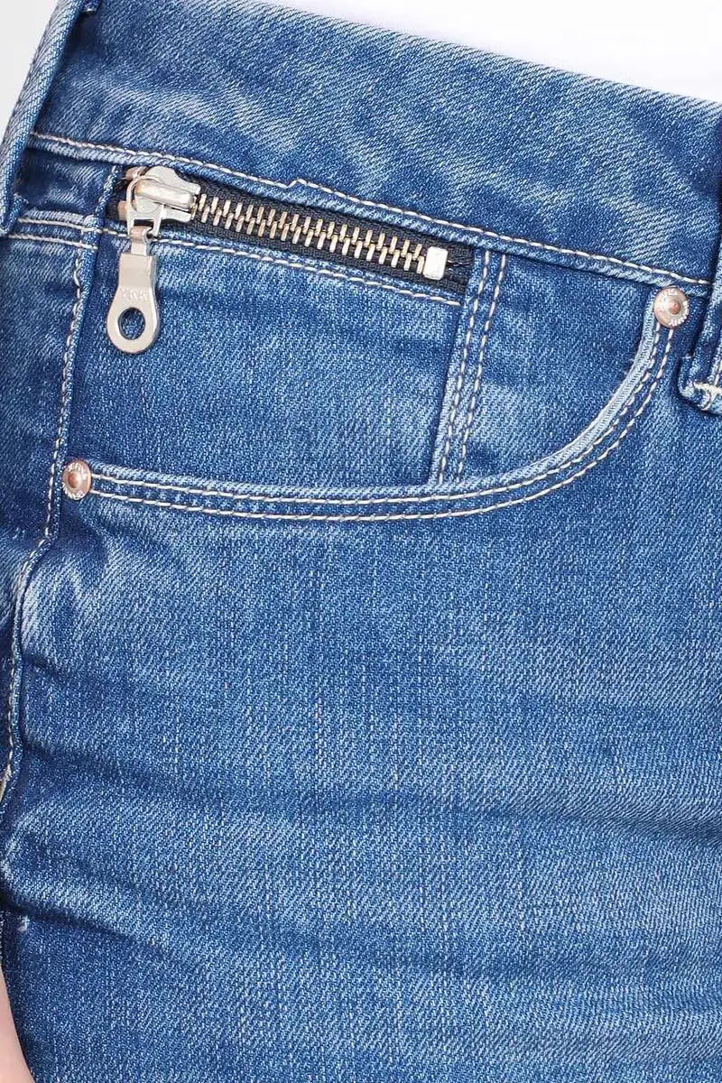 

Women Jean Short Skirt Light Blue