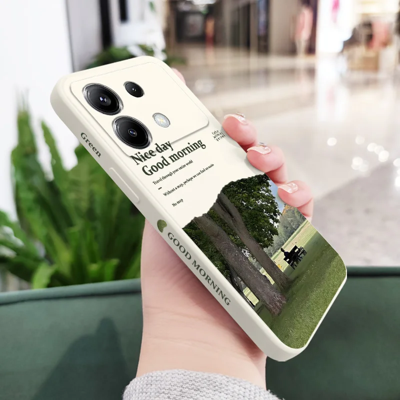 Чехол для телефона Green Meadow Xiaomi Poco X6 F6 M6 M5 M5S F5 X5 F4 X4 M4 F3 M3 X3 Pro 4G 5G GT Силиконовый чехол