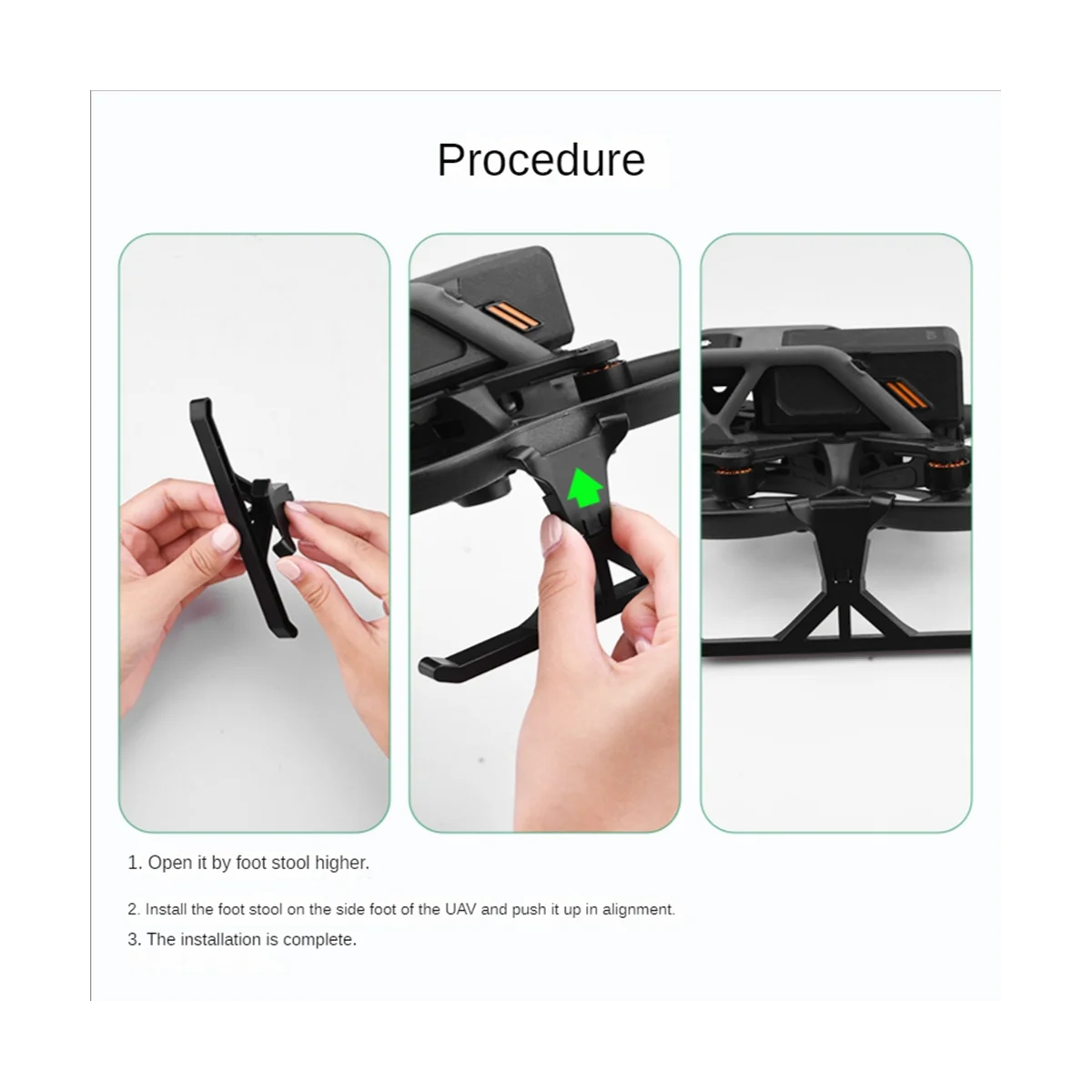 

Foldable Landing Gear for DJI AVATA Release Height Protector Extender Anti-Fall Leg Extension Accessories