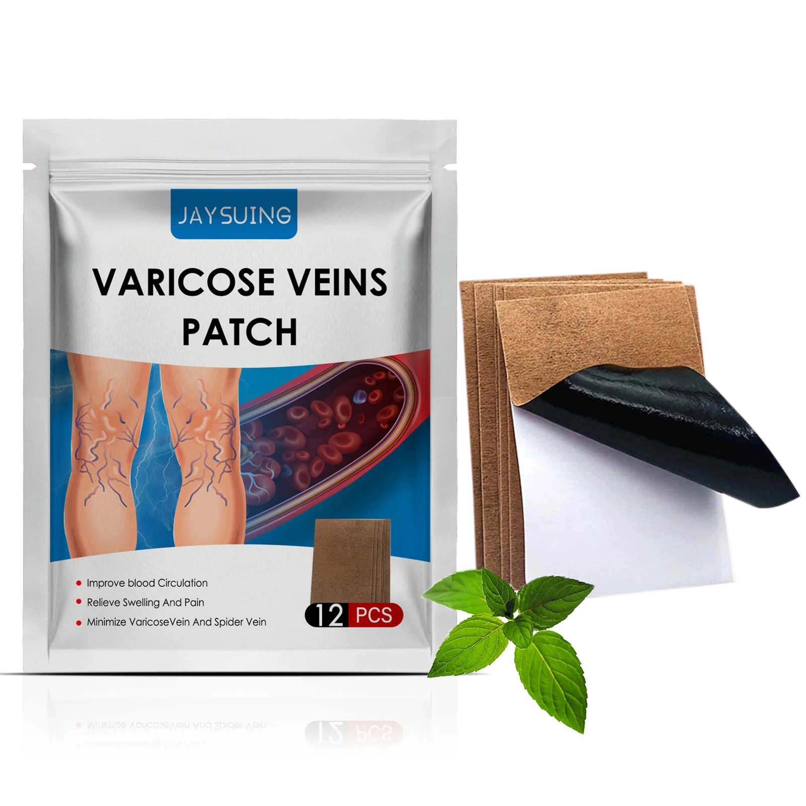 

12 шт., пластырь от варикозного расширения вен