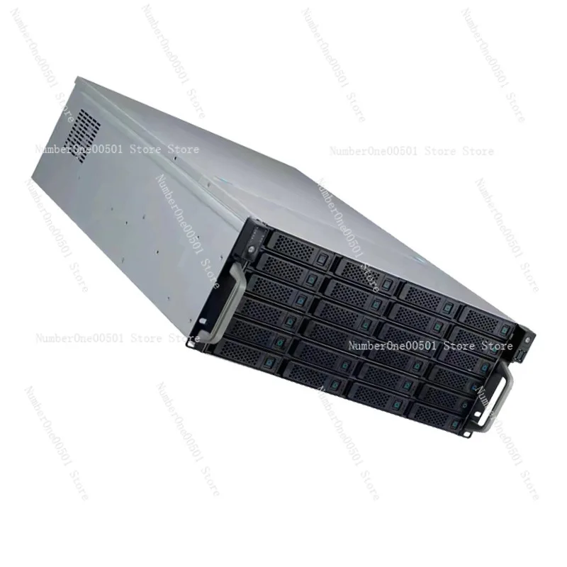 Фото Пустой корпус 4U с 24 отсеками для горячей замены SAS/SATA, высокоплотный серверный корпус для хранения данных без дисков №2