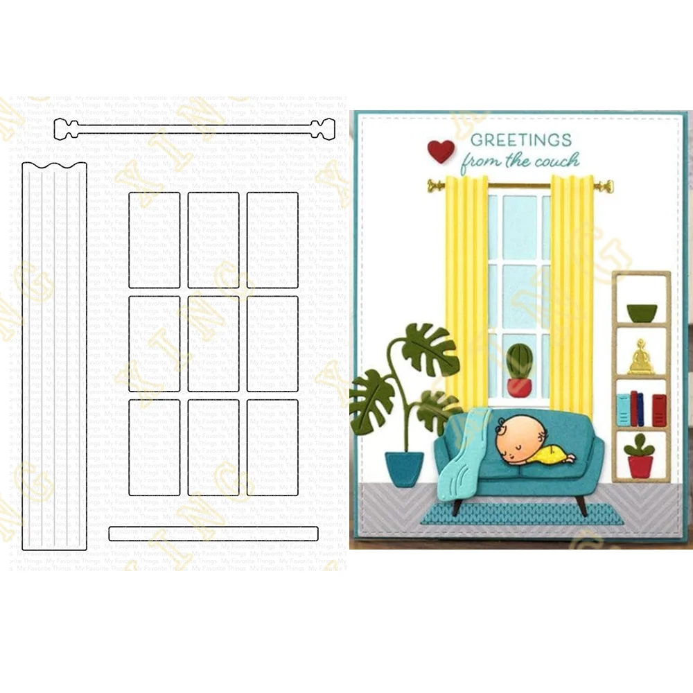 

2022 Picture Window Metal Cutting Dies for Diy Scrapbooking Crafts Maker Photo Album Template Handmade Decoration Reuseable