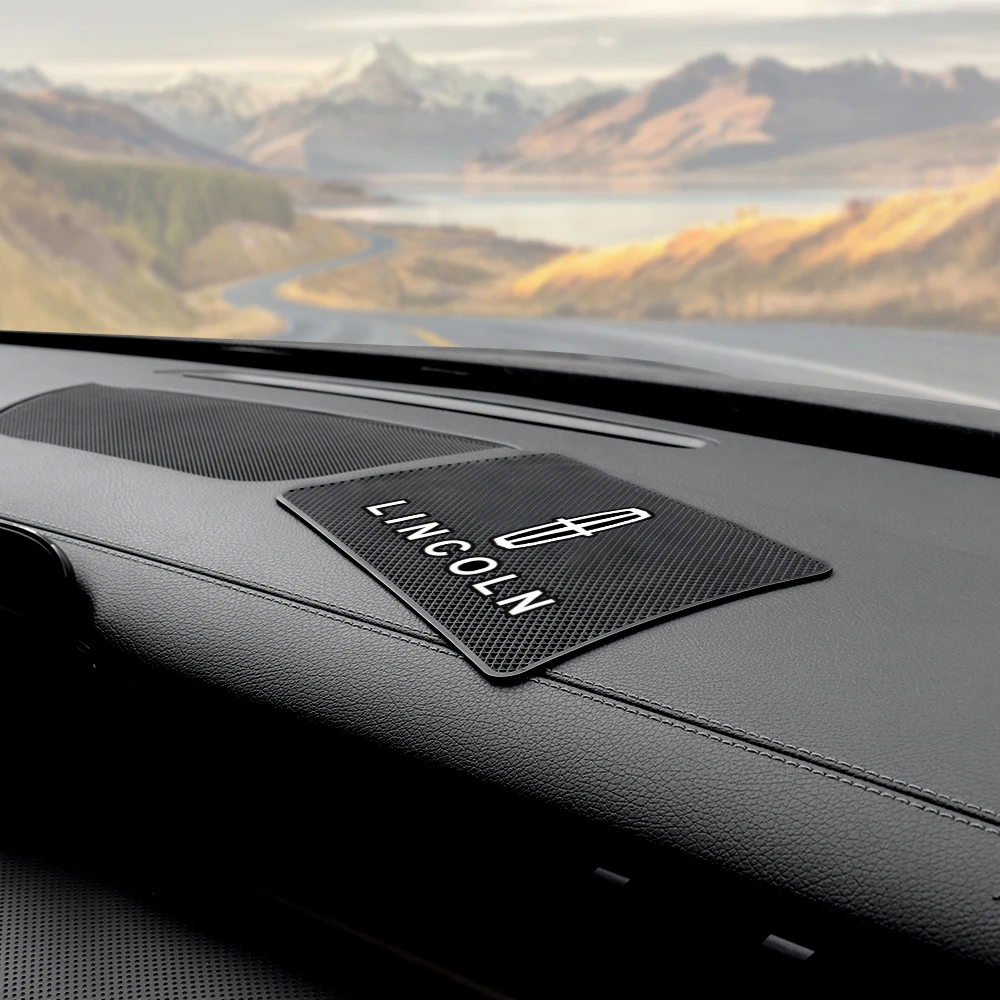 Автомобильный нескользящий коврик для приборной панели, держатель для солнцезащитных очков для телефона, автомобильные аксессуары для Lincoln Continental Navigator MKC MKT MKZ MKX Aviator
