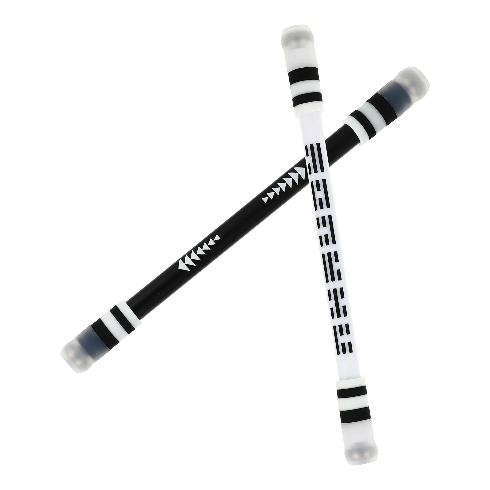 

2 Pcs Gift Cross Ballpoint Pen Squiz Rotating Set LED Flash Destress Gifts The