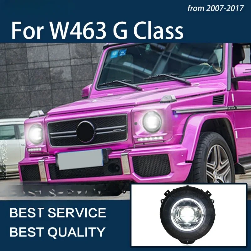Автомобильные фары для W463 G Class 2007-2017 2018-2021 светодиодные автомобильные в сборе G350