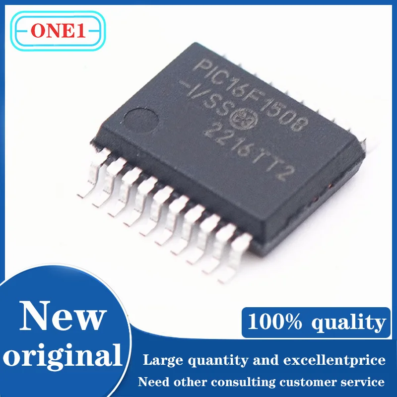 

1PCS/lot Chip New original PIC16F1508-I/SS PIC16F1508-I PIC16F1508 IC MCU 8BIT 7KB FLASH 20SSOP