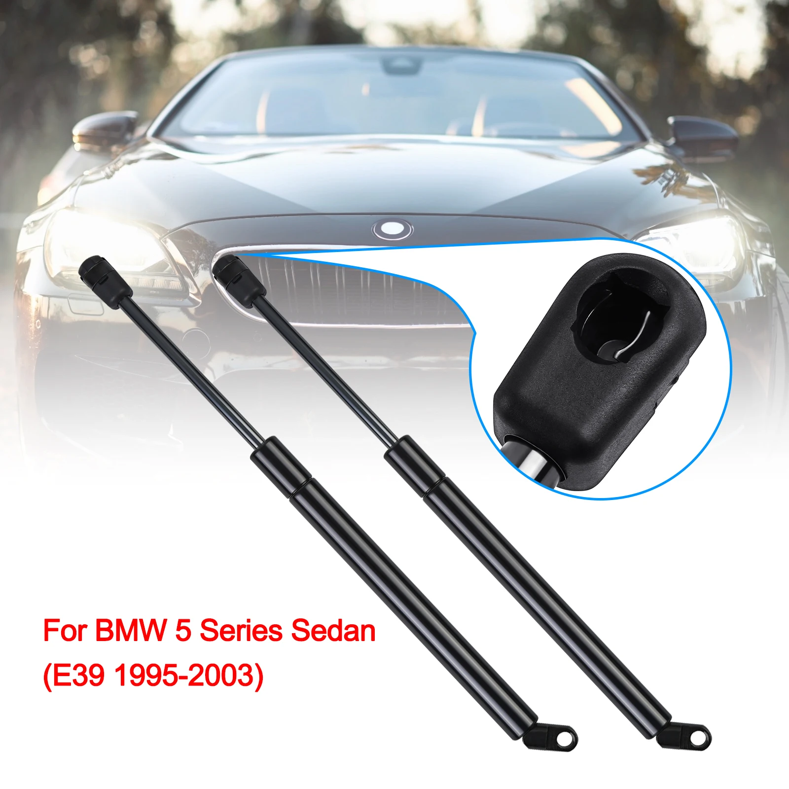

Samger 2Pcs Car Trunk Gas Springs Lift Supports Shock Lift Struts Support For BMW 5 Series Sedan E39 1995-2003 51248222913
