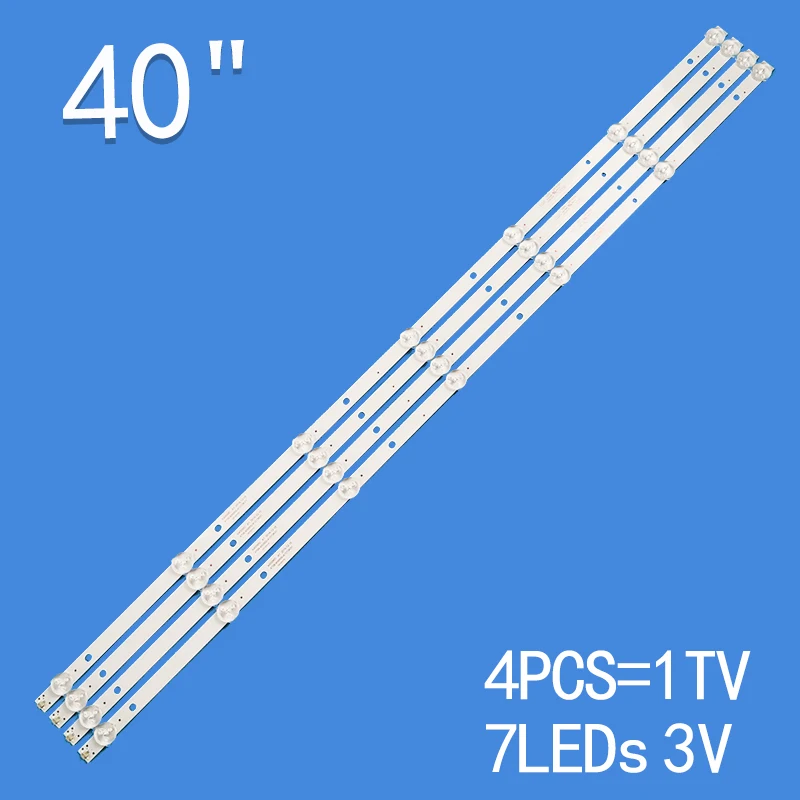 

Новинка, 4 шт. * 7 светодиодов для телевизора 40 дюймов 4708-400000-a1213K31 39PHF3251/T3 T4012M 39PHF5451/T3 D40LW1000 K400WD K390WK1