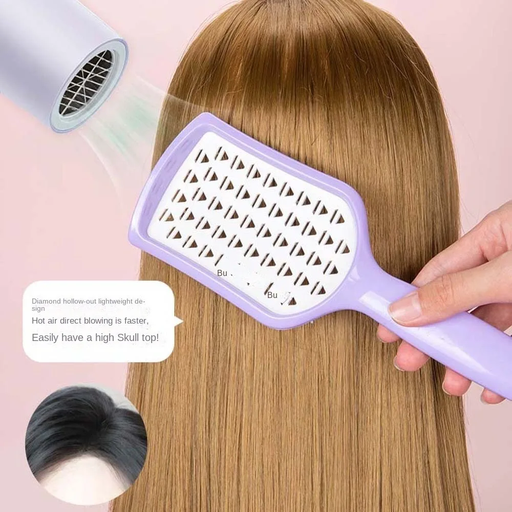 

Wide Teeth Scalp Massage Combs Air Cushion Hollowing Out Hair Brush Women Curly Hair Washing Comb Salon DIY Hairdressing Tool