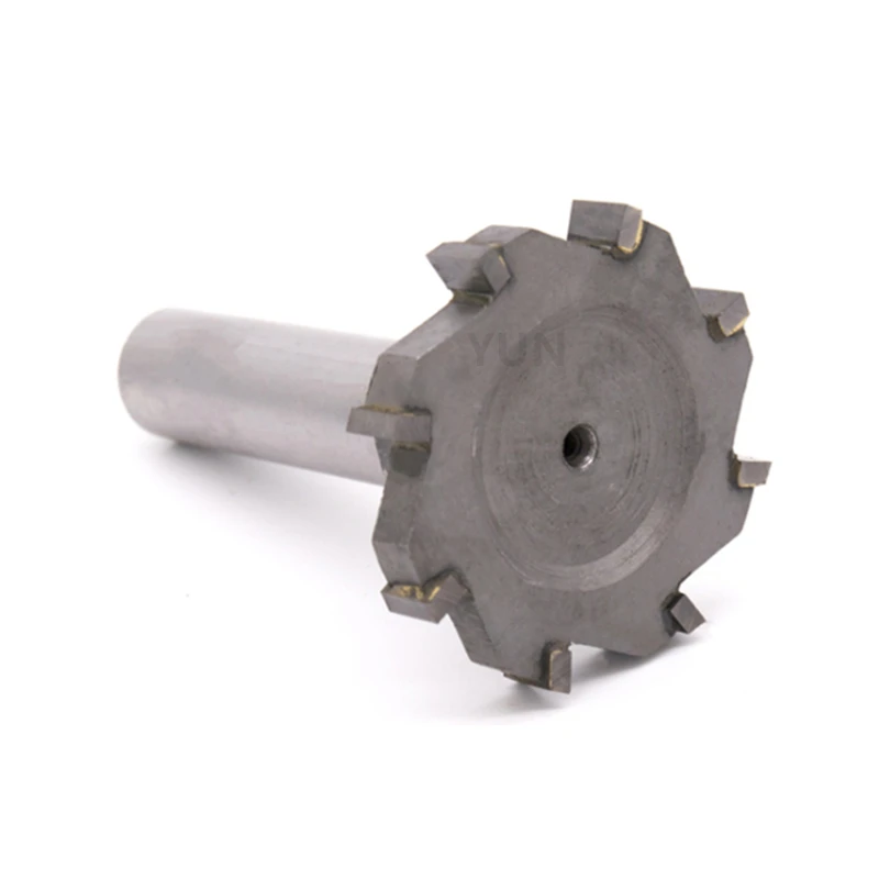 

22/25/30/32mm Welded YG Alloy T-Slot Milling Cutter Tungsten Steel Rough Inserted CNC Milling Machine Slot Tool