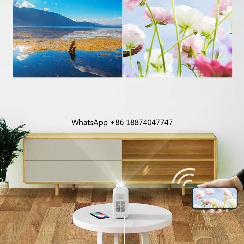 ZEEMR Smart TV ЖК-проектор True 720P HIFI Аудио Портативный проектор Частный кинотеатр Full HD WIFI
