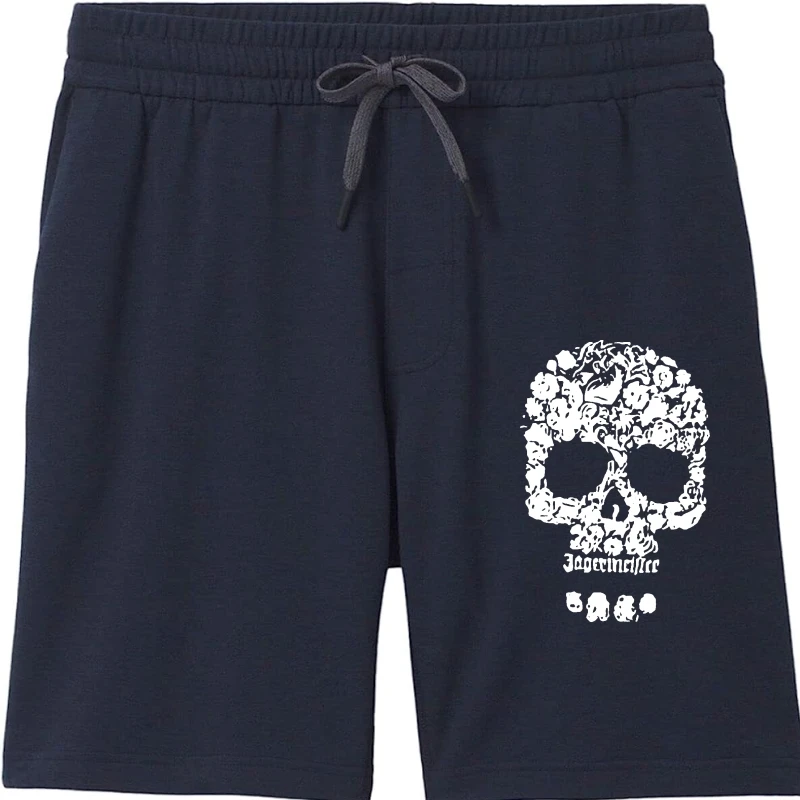 

Новые черные графические шорты Jagermeister с цветочным черепом мужские большие NWOT Хэллоуин