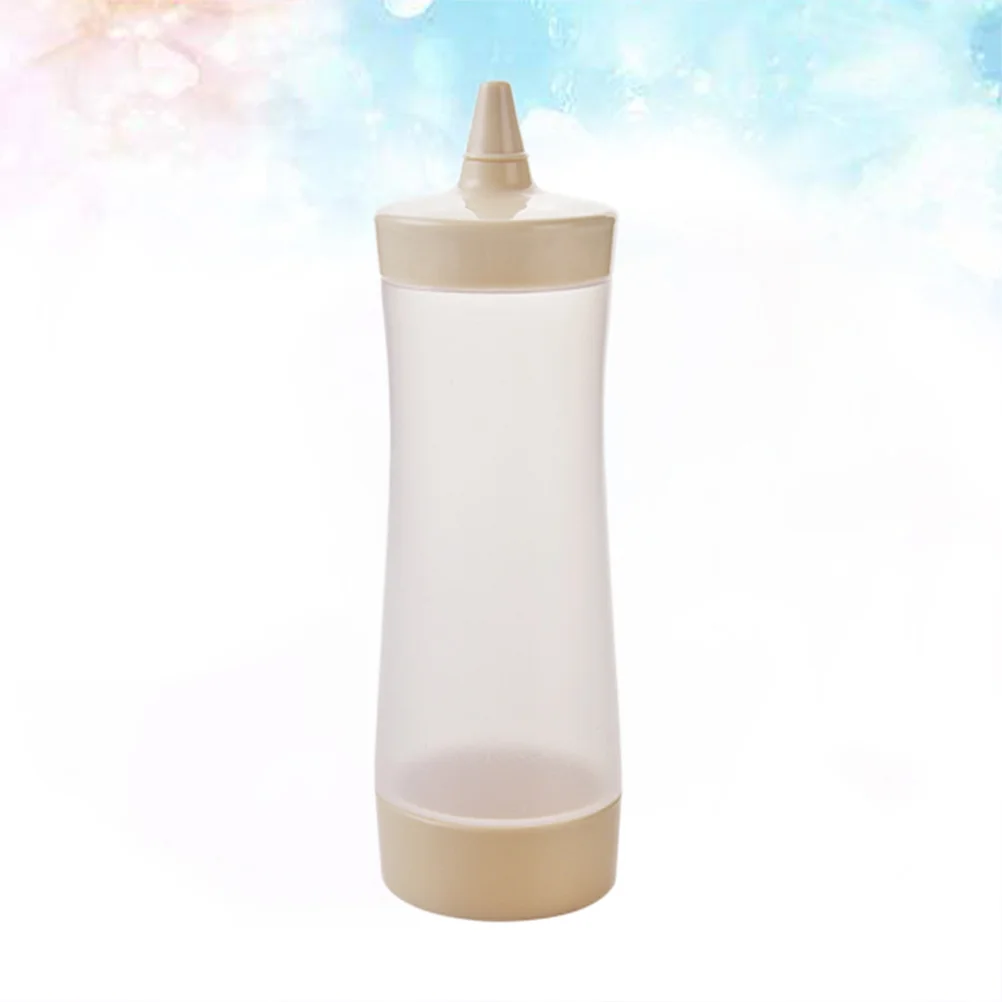 

3 PCS Clear Container Lid Squeeze Plastic Bottle Tip Cap Salad Dressing Dispenser Dispensing Bottles Small Ketchup Mustard
