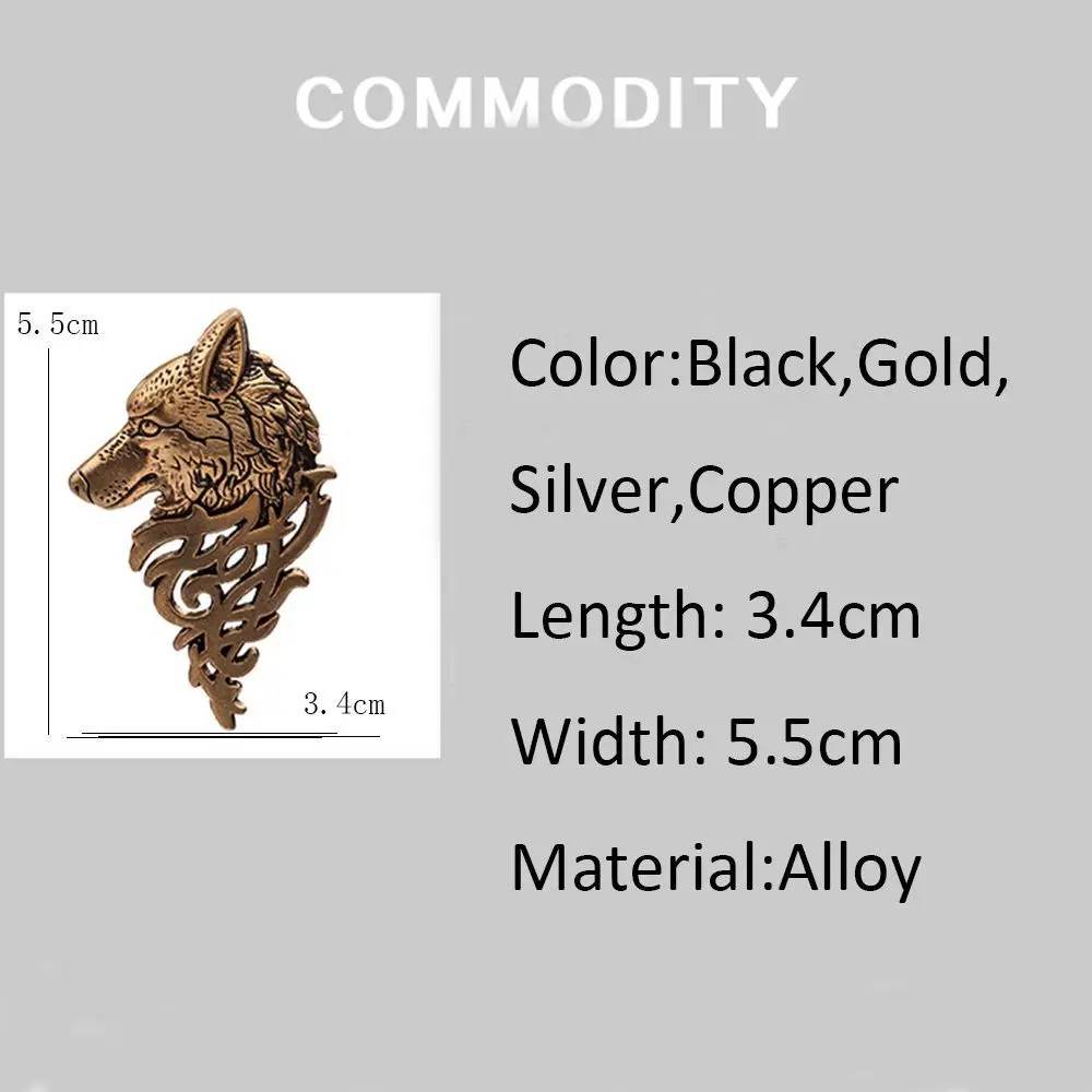 Ретро готическая женская рубашка аксессуар черный костюм викинга брошь значок
