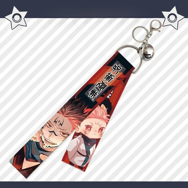 Брелок с мультяшным персонажем брелок для ключей игрушки детей Gojo Satoru Yuji Itadori