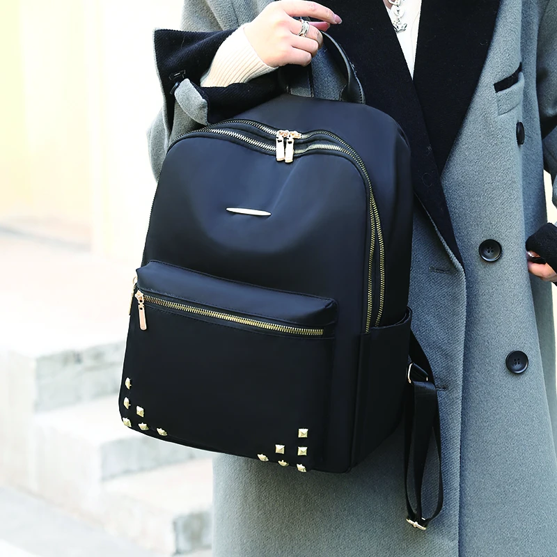 

New Fashion Women's Backpack High Quality Waterproof Feminina Oxford Backpacks Ladies Anti Theft Rucksack Large Capacity Mochila
