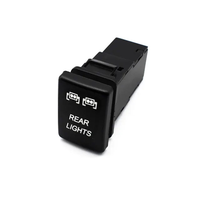 Сисветодиодный светодиодная подсветильник ка для Toyota Landcruiser Yaris RAV4, переключатель вкл/выкл, кнопка сигнала, световая панель, переключатель 33x22 мм зомби Luz