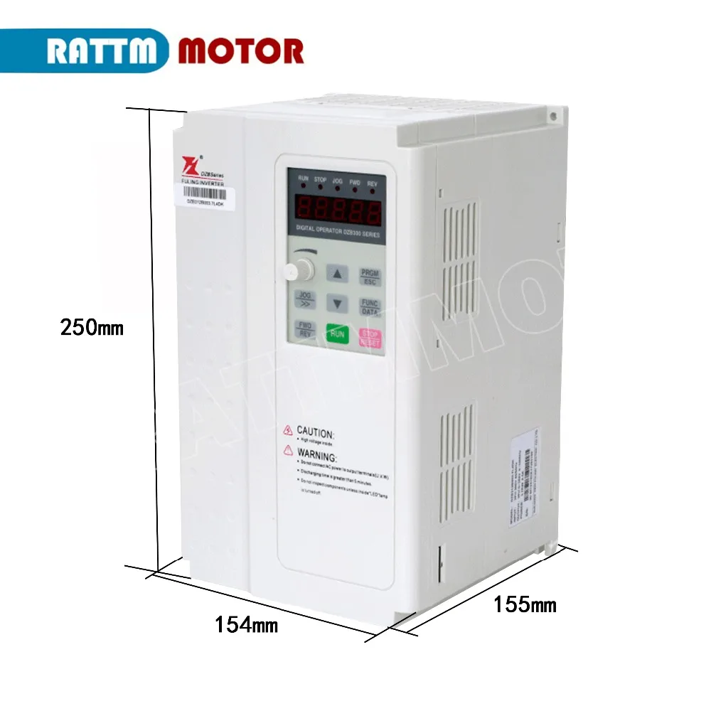 

【EU US】5.5KW 220V 380V FL VFD Inverter Variable Frequency CNC Speed Control Drive 0-1000Hz
