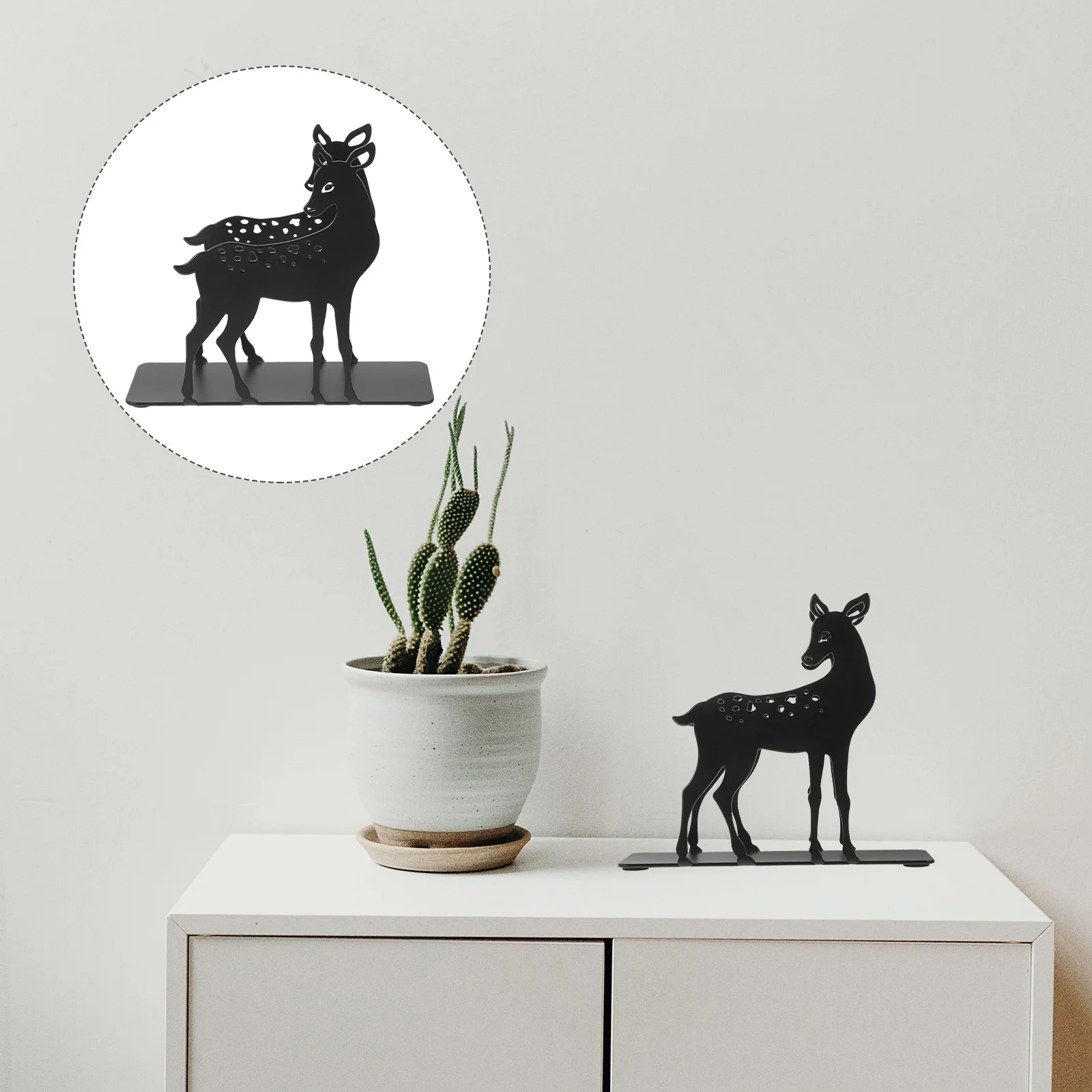 Держатель для салфеток с пятнистым оленем металлические держатели железный