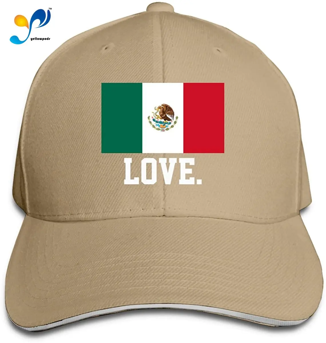 

Mexico Flag Men Cotton Classic Baseball Cap Adjustable Size