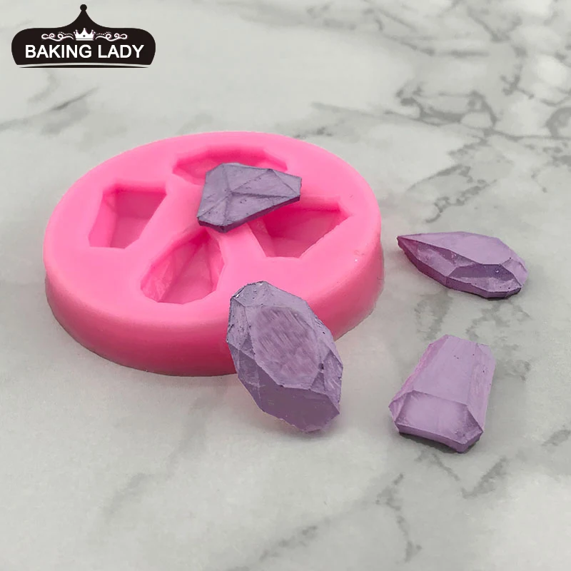 

MNYB Palace gem jewelry cake decoration fondant silicone mold diamond diy Clay Resin Art mold chocolate mold