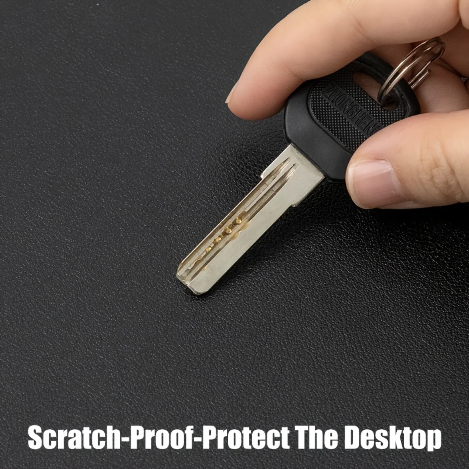 Роскошный большой настольный коврик из искусственной кожи — водонепроницаемое