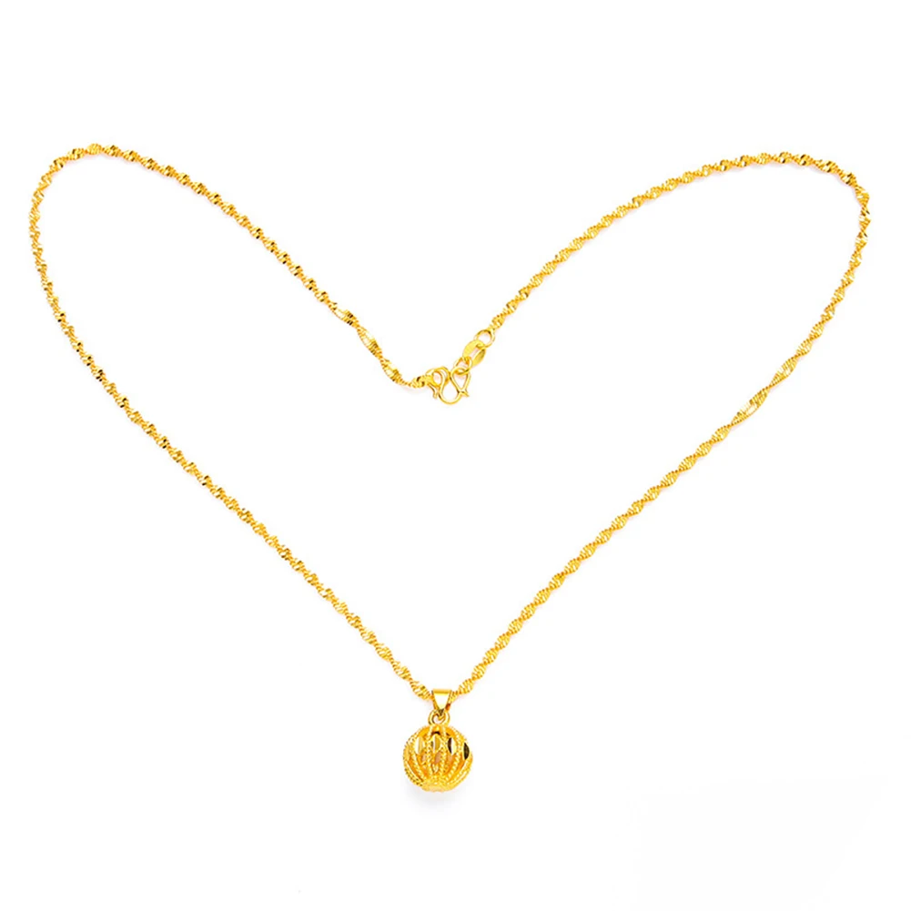 Модное золотое ожерелье с песком глянцевые Переводные бусины аллювиальное