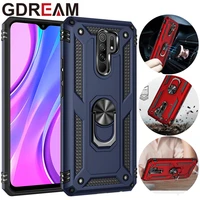 shockproof phone case for redmi 7 8 8a 9 9a 9i 9c nfc prime anti fall armor ring protective cover for redmi 9t 10 k20 k30pro k40