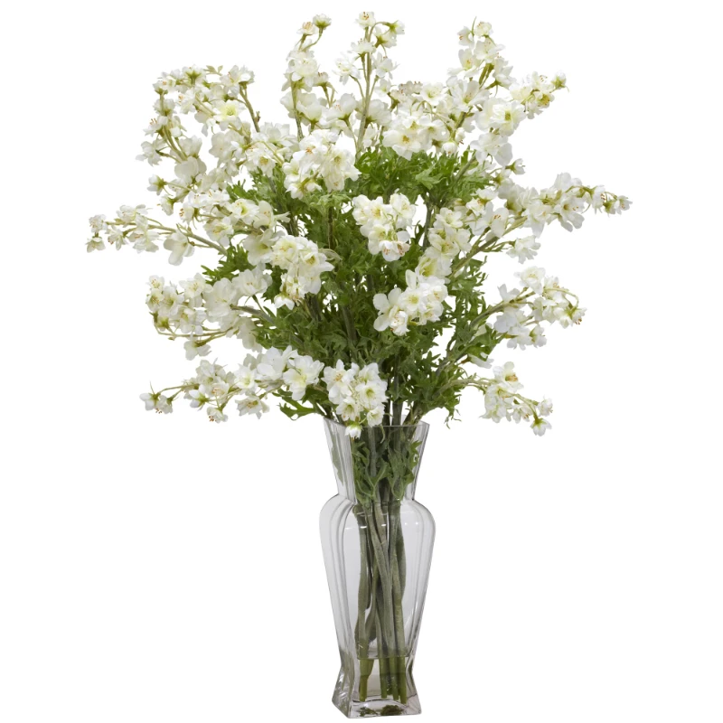 

Dancing Daisy Silk Artificial Flower Arrangement, White