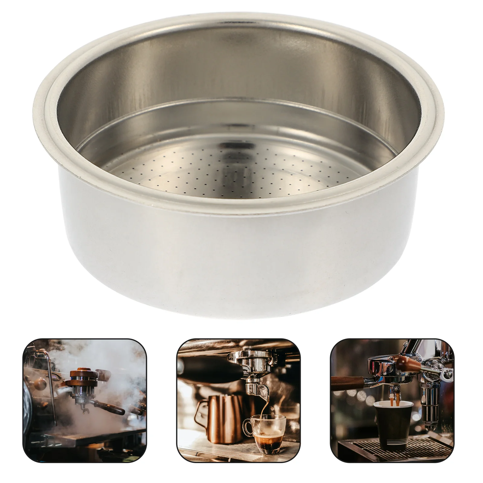 

Coffee Filter Espresso Cup Maker Steel Stainless Strainer Basket Mesh Dripper Filters Cone Machine Fine Drip Supplies
