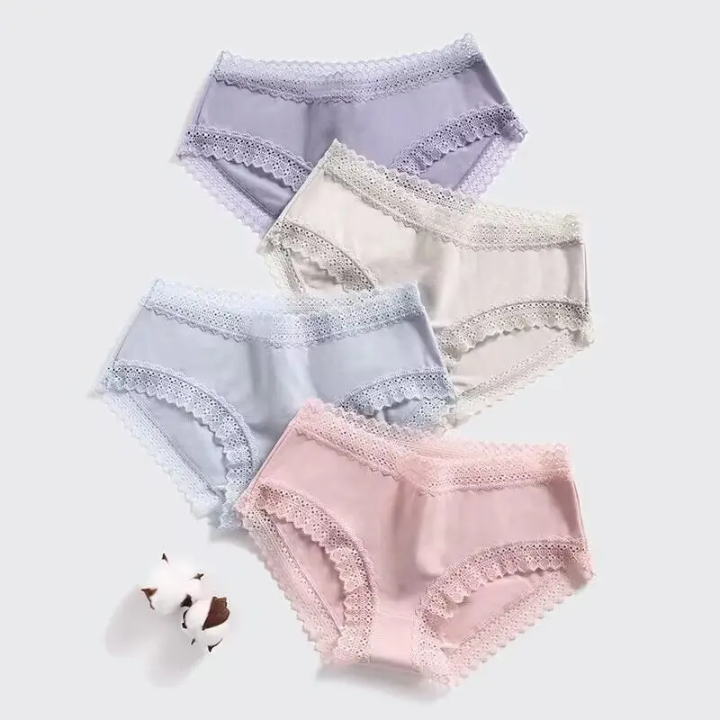 

Трусики женские из дышащего хлопка, 4 шт.