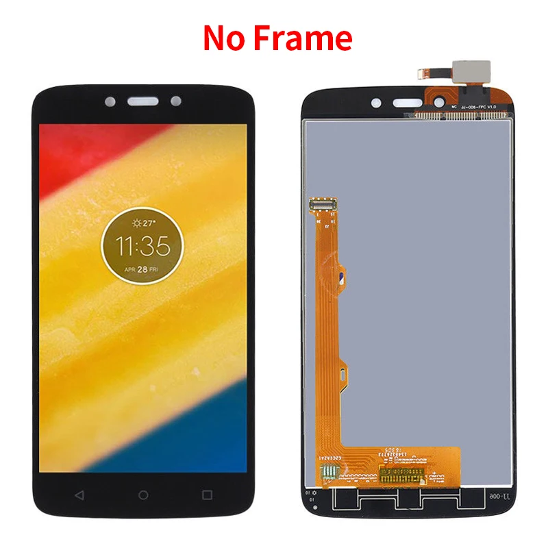 5 0 "Оригинальный ЖК-дисплей для Motorola Moto C Plus сенсорный экран дигитайзер с рамкой