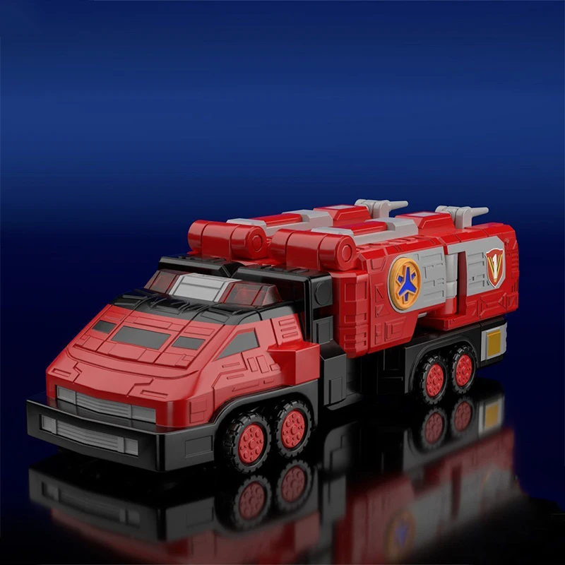 Фото В наличии, оригинальный BANDAI Super MiniPLA Victory Robot Rescue Rangers GoGoFive, экшн-фигурка аниме, модель куклы, орнамент, игрушка №2