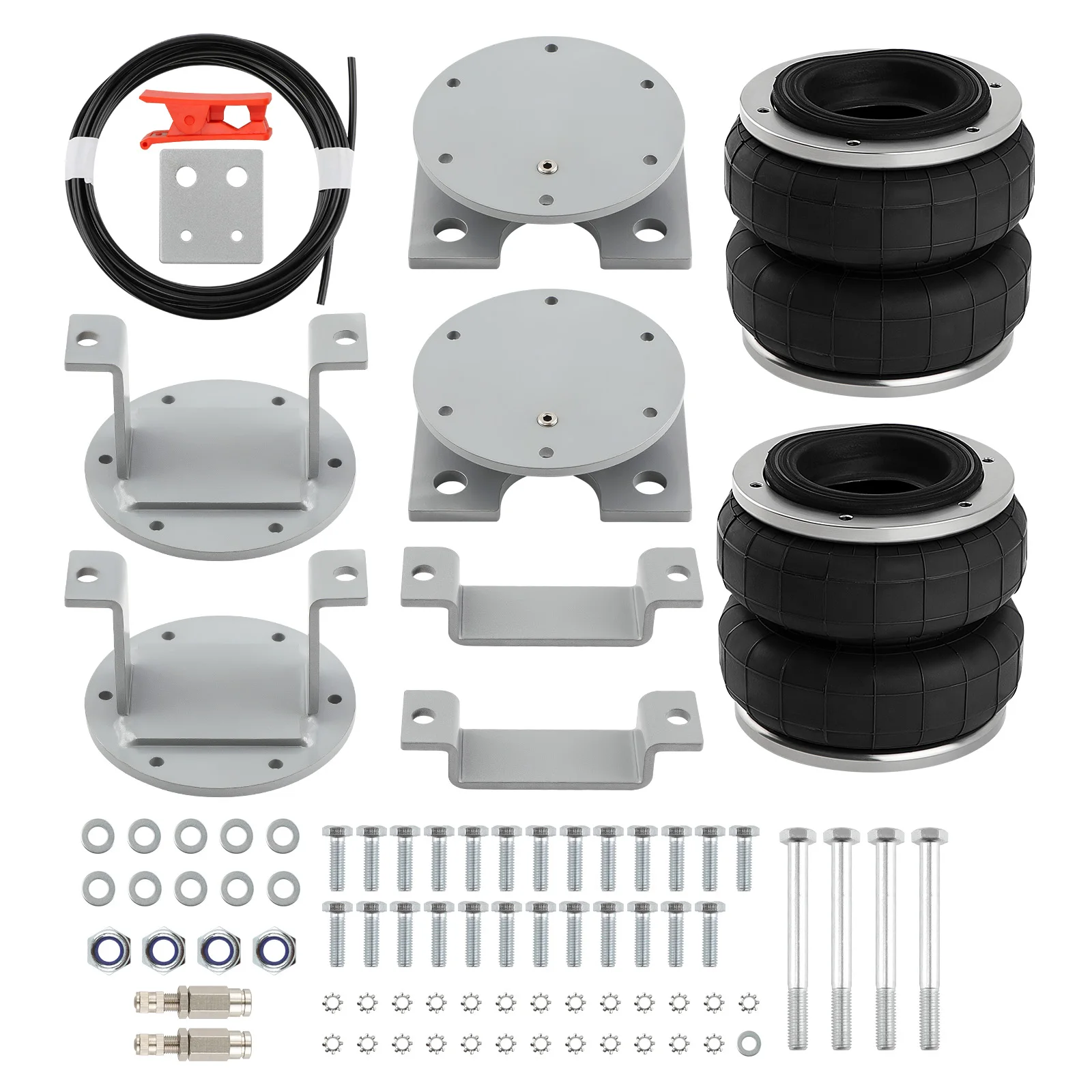 Rear Air Leaf Spring Bag Helper Kit For Ford Ranger PX PX2 PX3 2012- Heavy Duty Air Suspension Soring Bag