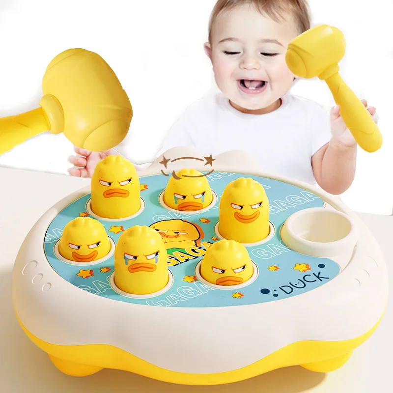 

Cartoon Whac-A-Mole Montessori Baby Toys Toddler Educational Birthday Gift Animal Theme Knocking Game Parent Child Board Game