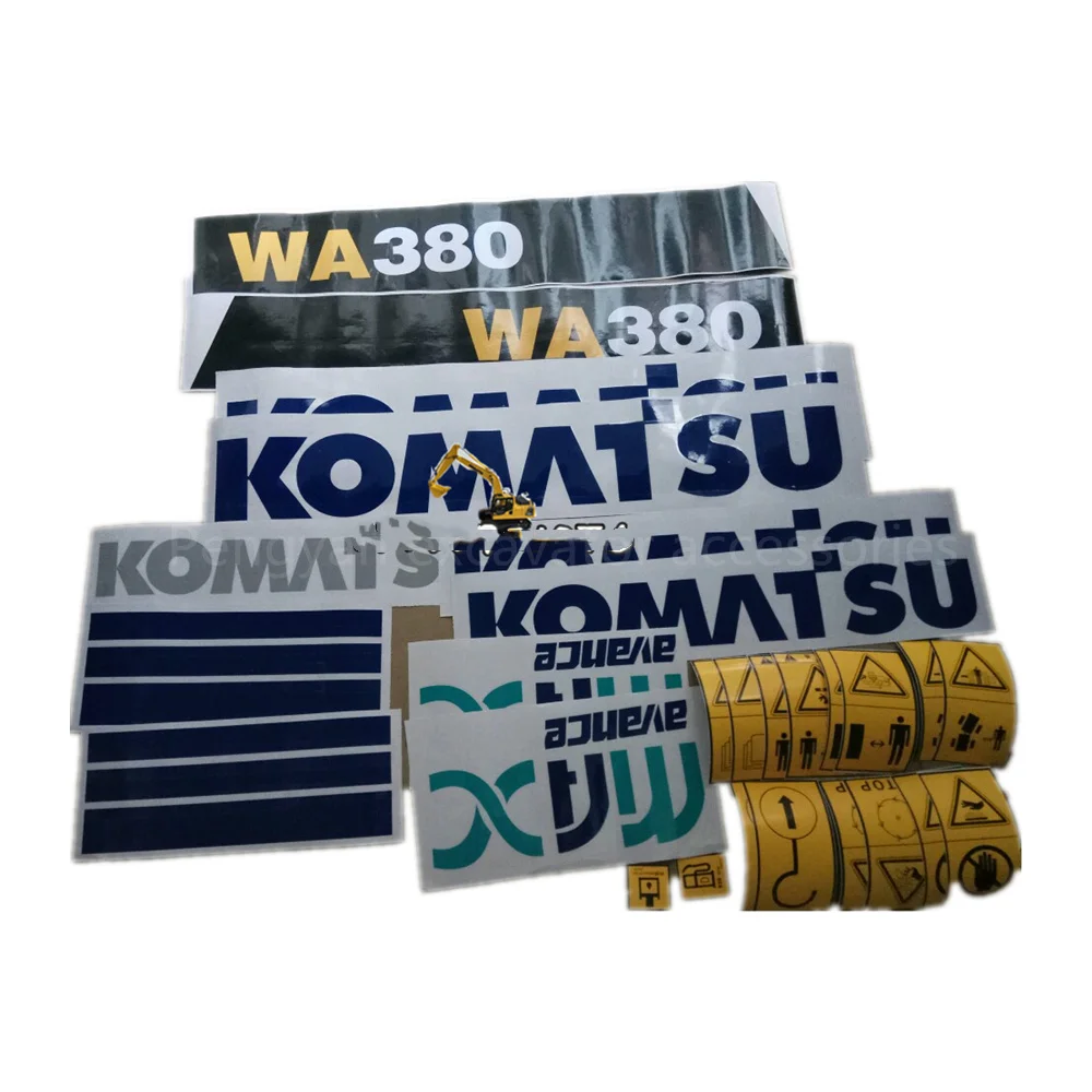 Принадлежности для экскаваторов наклейки на детали погрузчика Komatsu