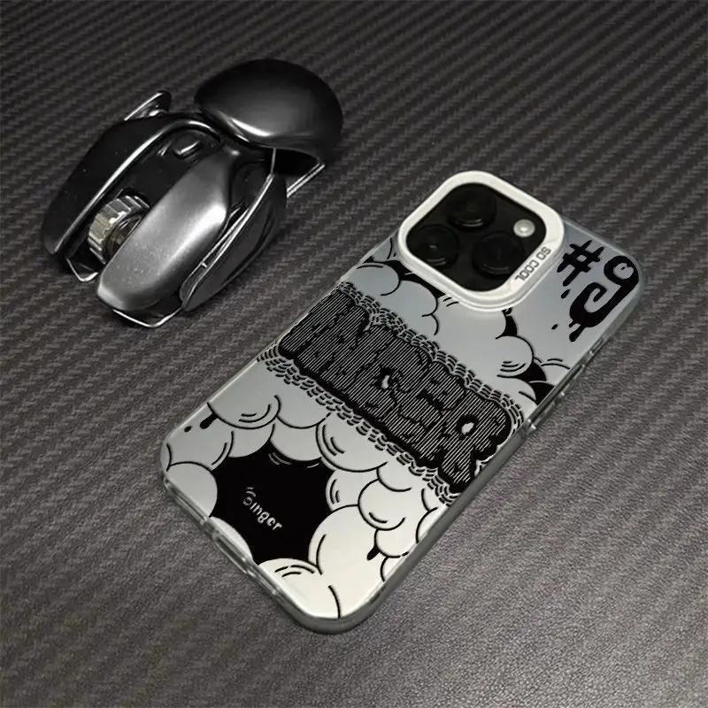Фото Чехол для телефона iPhone 11, 12, 13, 14, 15, 15, 16, 17 Air Pro Max Plus, защита камеры, бампер из ТПУ, противоударный, для мужчин и женщин, модные деньги №3