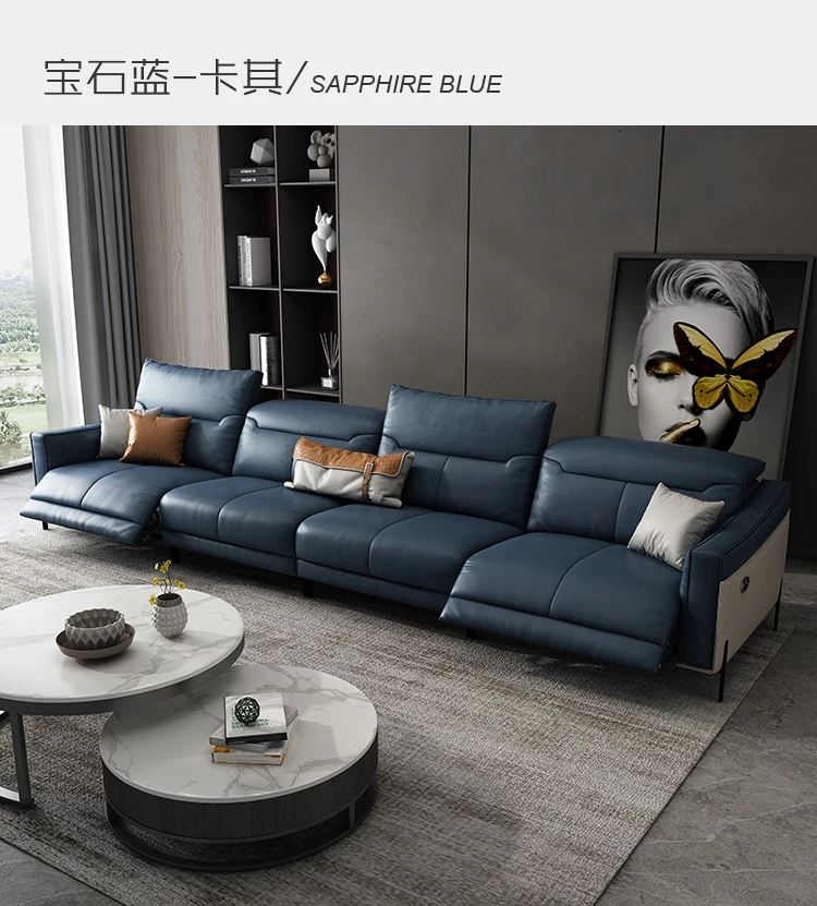 

Роскошный минималистичный Электрический кожаный диван-стул в итальянском стиле, искусственная воловья кожа, маленький домашний кожаный диван для гостиной