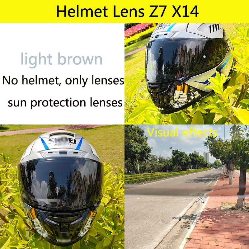 

2023 мотоциклетные линзы для шлема SHOEI X14 Z7 RPHA 70 Меняющие цвет универсальные линзы дневные и ночные линзы с покрытием козырек для шлема