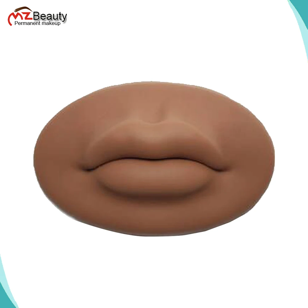Nude 3D Lips Best Practice Silicone Skin For Permanent Makeup Artists Microblading Tattoo Supplies PMU Training Accessories