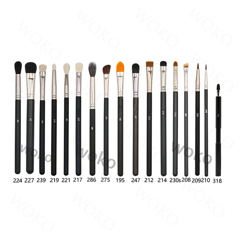

Eye Makeup Brushes Eyeshadow Shader Concealer Crease Brush Eyeliner Definer Brush Retractable Lip Brush Makeup Tool M-C series