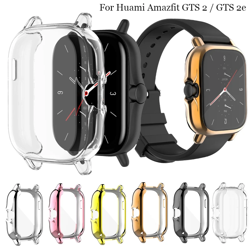 

Защитный чехол для смарт-часов Huami Amazfit GTS 2 2e, прозрачный защитный чехол из ТПУ с полным покрытием для Xiaomi Amazfit GTS2/2e